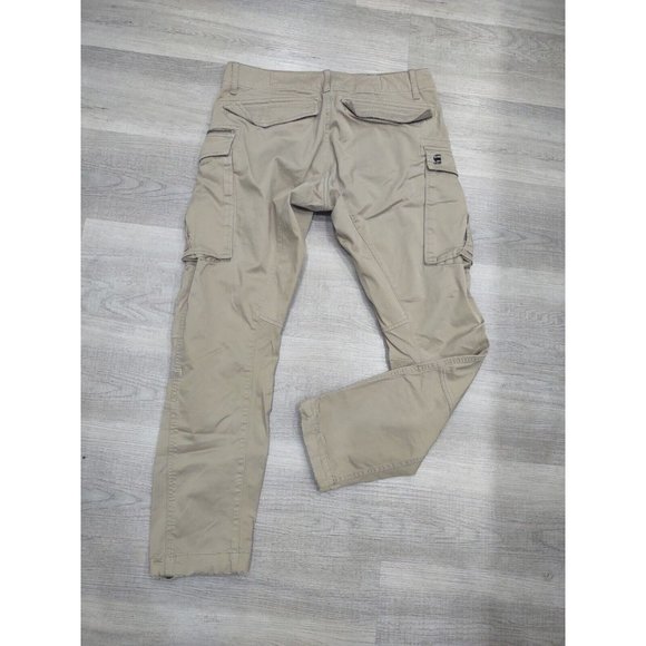 G-Star Raw Men's Rovic Zip 3D Straight Tapered Fit Cargo Pants Dune 33 W x 32 L - Picture 7 of 7